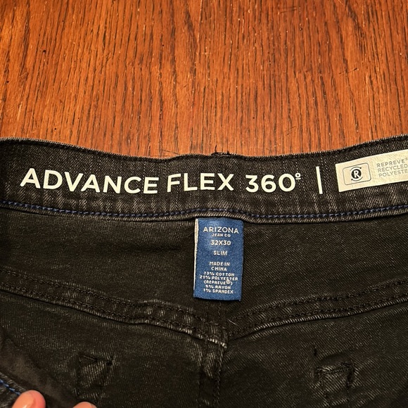 Advance Flex 360 Arizona Black Distressed Jean 32 x 30 Slim - Picture 4 of 6